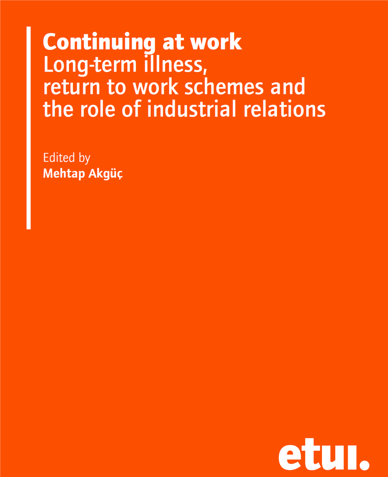 New book chapter by Barbora Holubová, Marta Kahancová, Mária Sedláková and Adam Šumichrast: "Return to work practice in Slovakia: matching best practice with the scope of social partner activity"