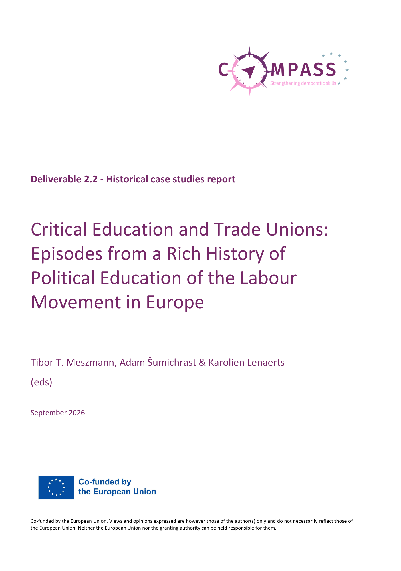 New publication: Workers’ education and democracy - lessons from a rich European history