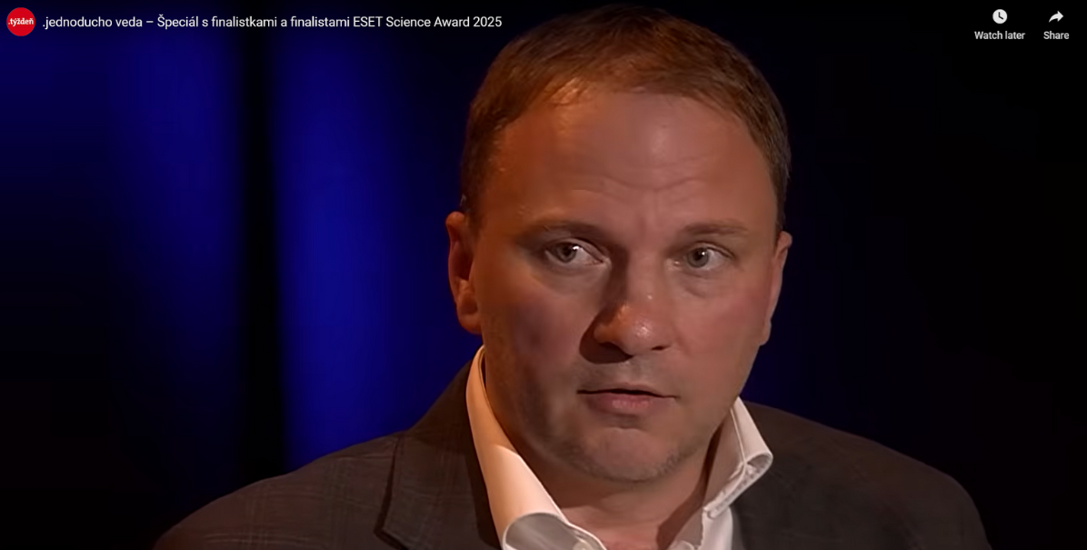 Martin Kahanec in ESET Science Award finalist podcast
