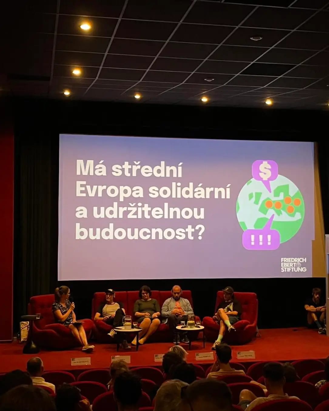 Monika Martišková discussed about social and sustainable future of Central Europe