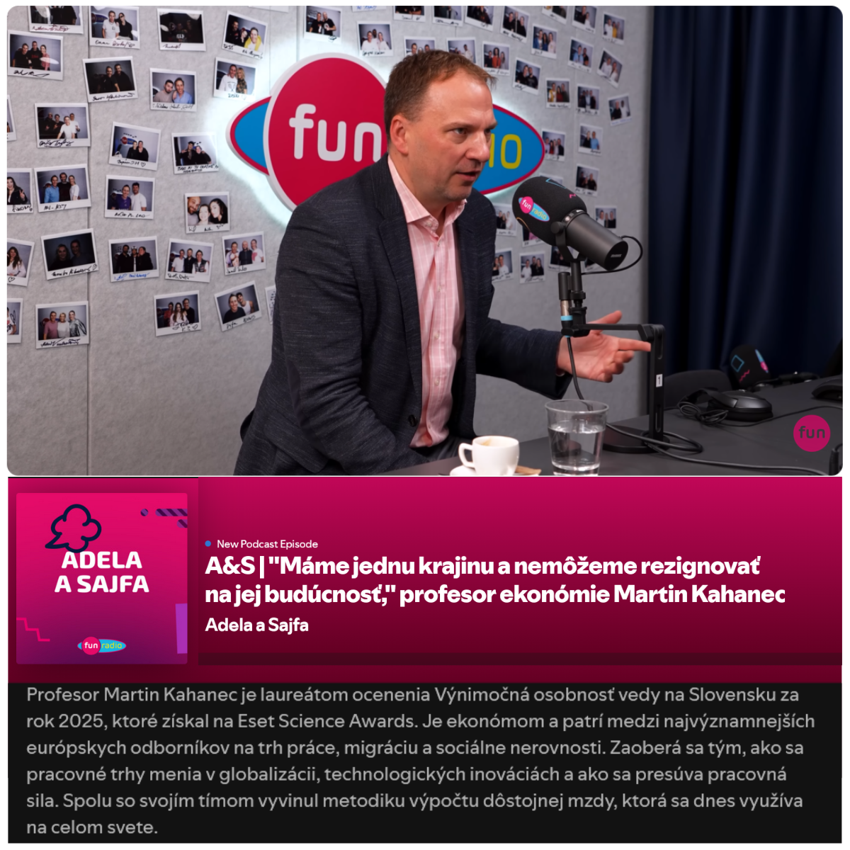 Fun Rádio: Martin Kahanec v talkshow Adely a Sajfu