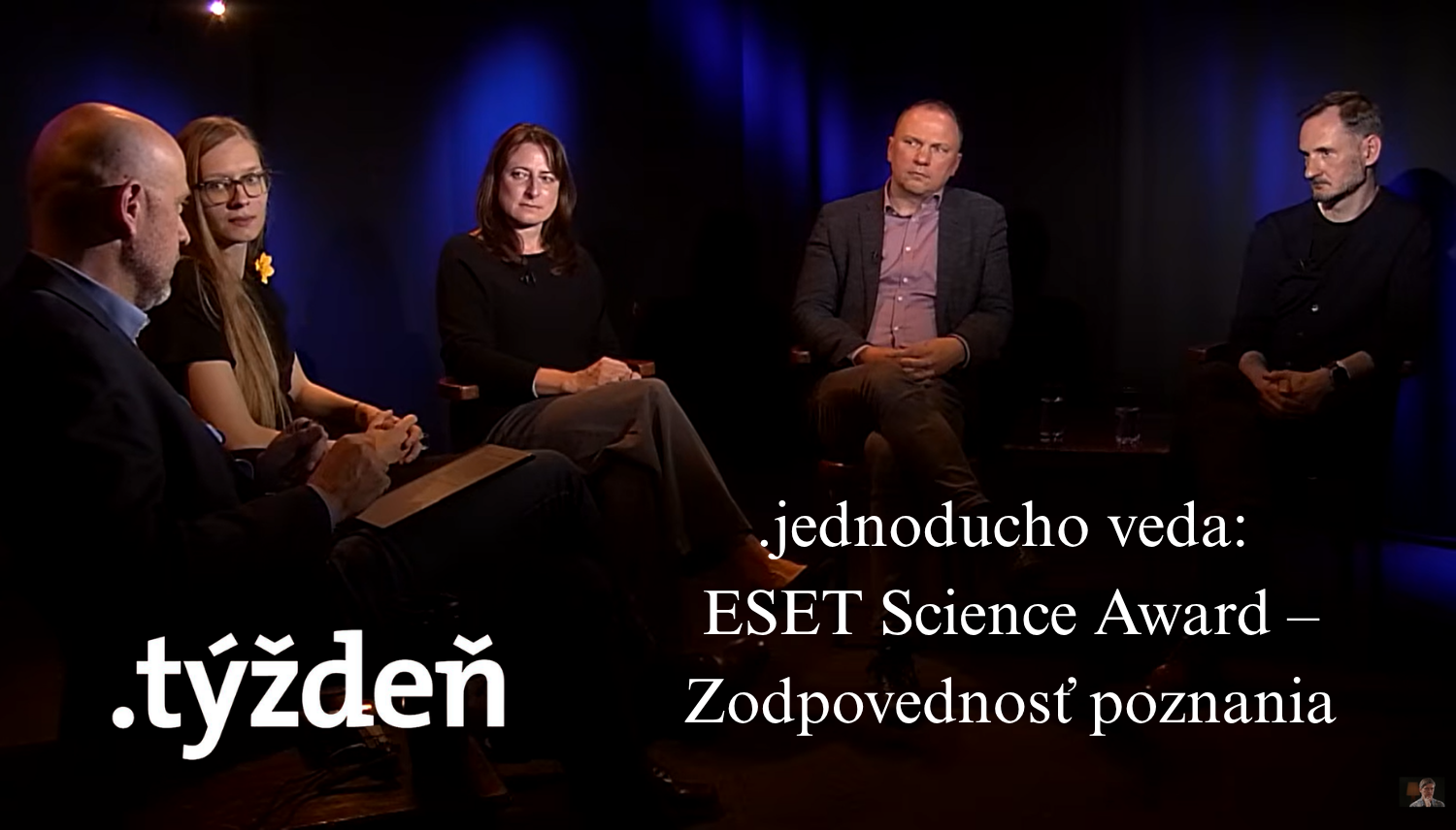 The Responsibility of Knowledge: Martin Kahanec in discussion at ESET Science Award and Klub pod lampou event