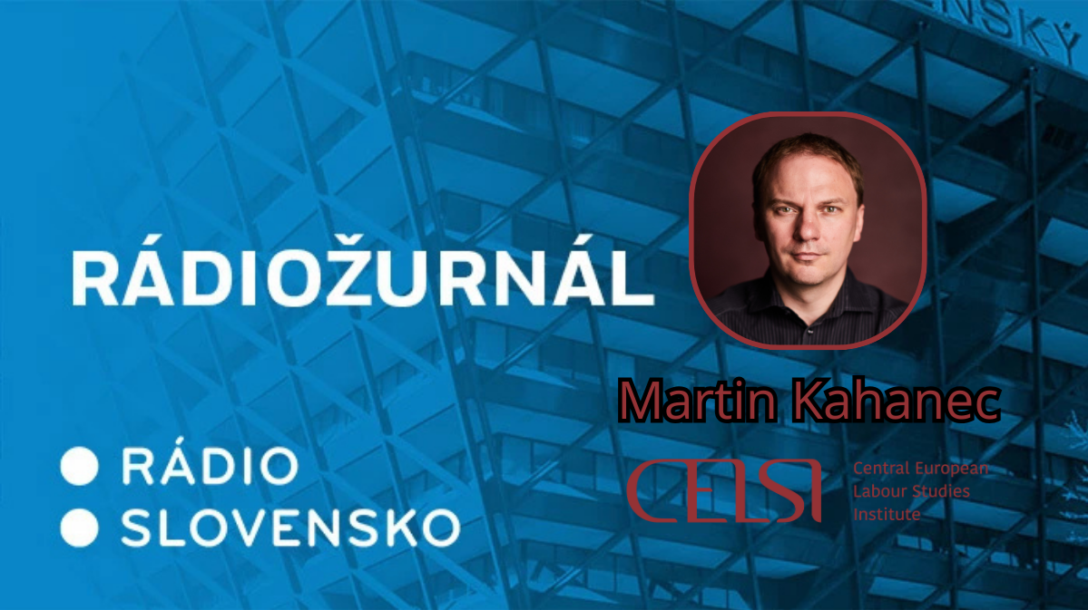Rádio Slovensko: Martin Kahanec zhodnotil vládnu novelu vysokoškolského zákona