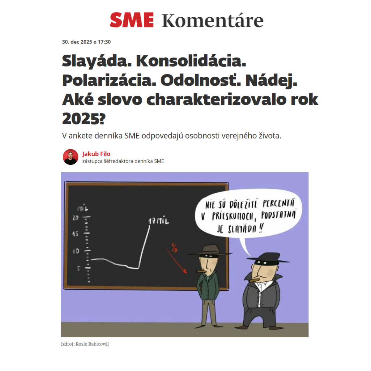 SME Daily: Martin Kahanec reflects on 2025